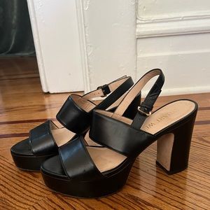 Stuart Weitzman | Black Platform Heel